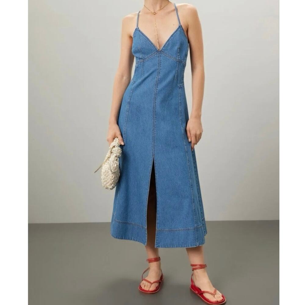 Tanya Taylor Hendrix denim Dress Size 4